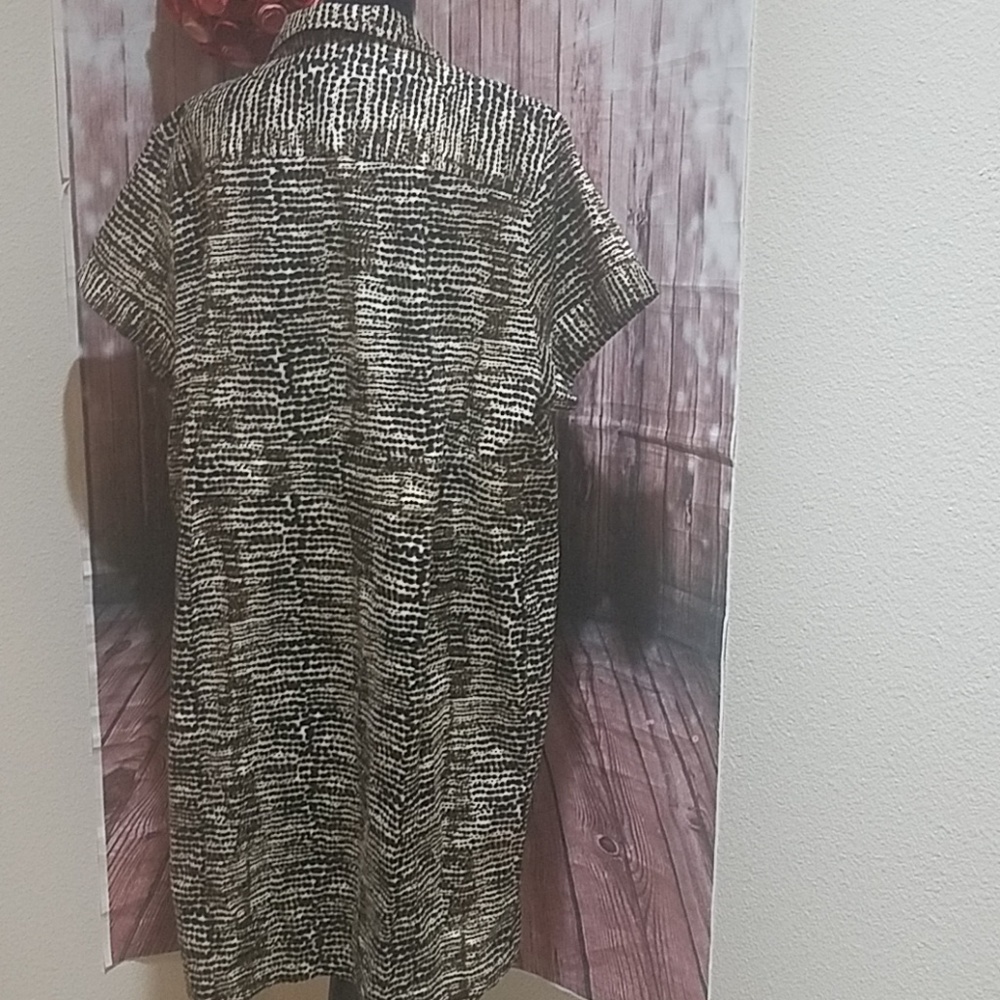Calvin Klein Animal Print Plus size dress - Picture 4 of 8